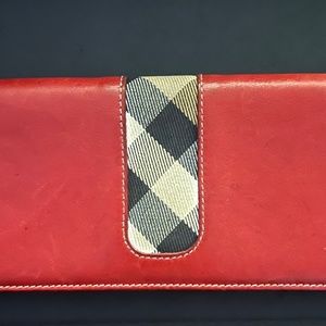 Burberry leather wallet
